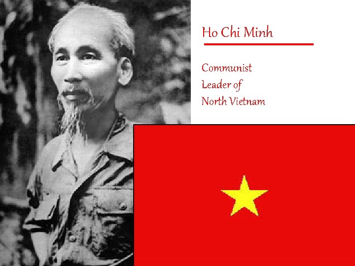 Ho Chi Minh Communist Leader of North Vietnam 
