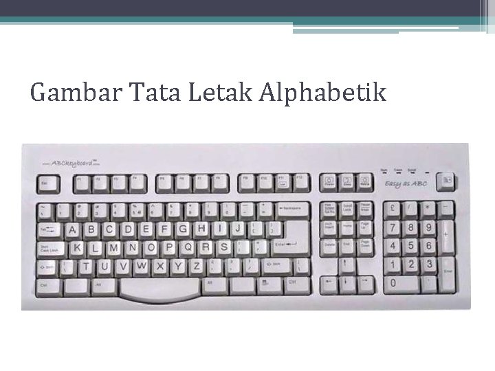 Gambar Tata Letak Alphabetik Gambar Tata Letak Alphabetik