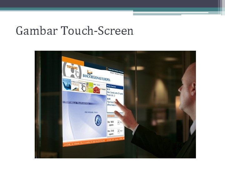Gambar Touch-Screen Gambar Touch-Screen