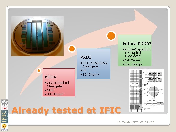 Future PXD 6? • C 3 G Capacitiv e Coupled Cleargate • 24 x