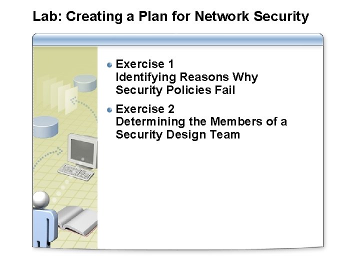 Lab: Creating a Plan for Network Security Exercise 1 Identifying Reasons Why Security Policies