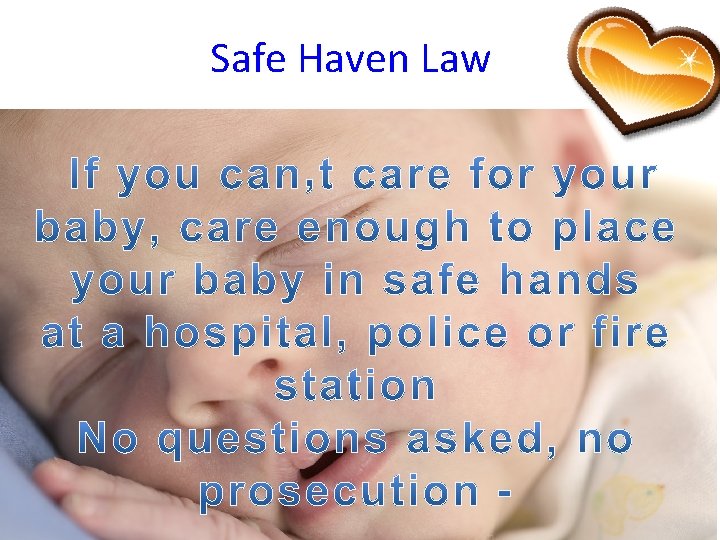 Safe Haven Law 