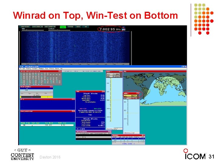 Winrad on Top, Win-Test on Bottom Dayton 2016 31 