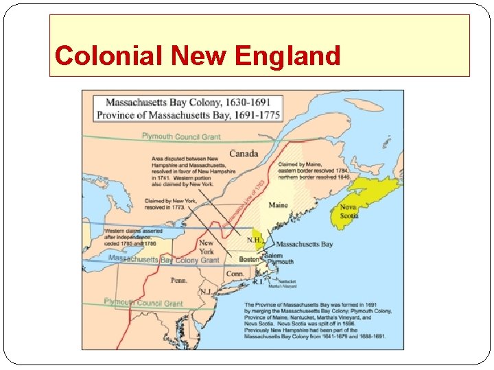 Colonial New England 
