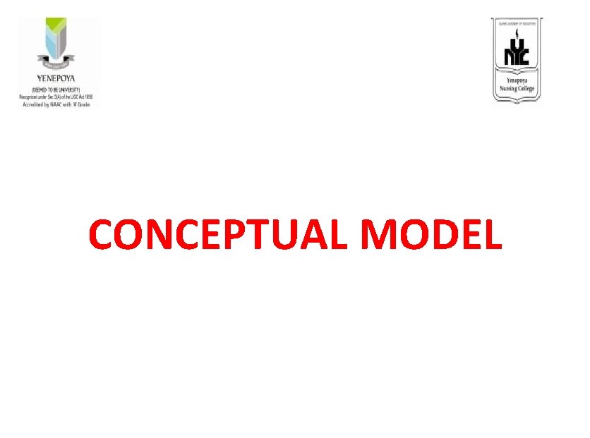 CONCEPTUAL MODEL 