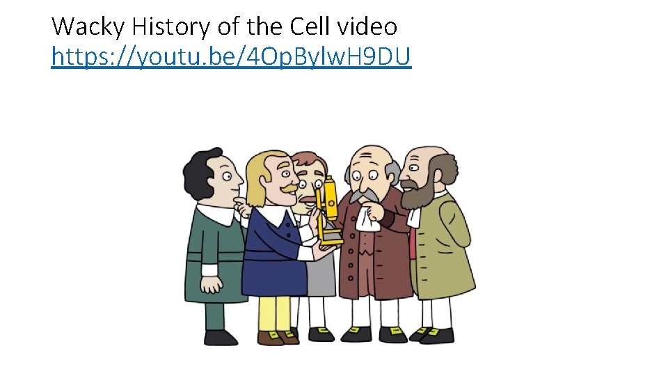 Wacky History of the Cell video https: //youtu. be/4 Op. Bylw. H 9 DU