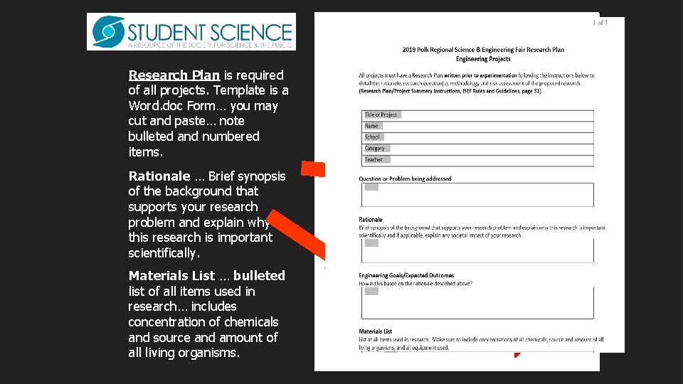 Research Plan is required of all projects. Template is a Word. doc Form… you Research Plan is required of all projects. Template is a Word. doc Form… you