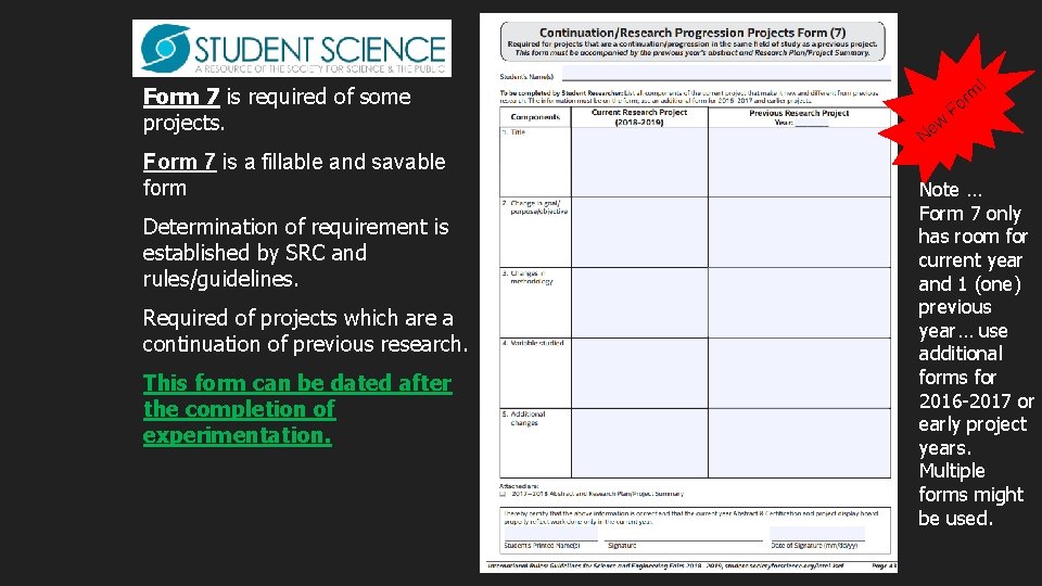 Form 7 is required of some projects. Form 7 is a fillable and savable Form 7 is required of some projects. Form 7 is a fillable and savable