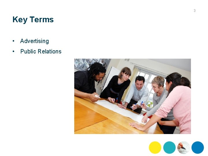 3 Key Terms • Advertising • Public Relations 