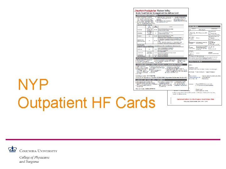 NYP Outpatient HF Cards 