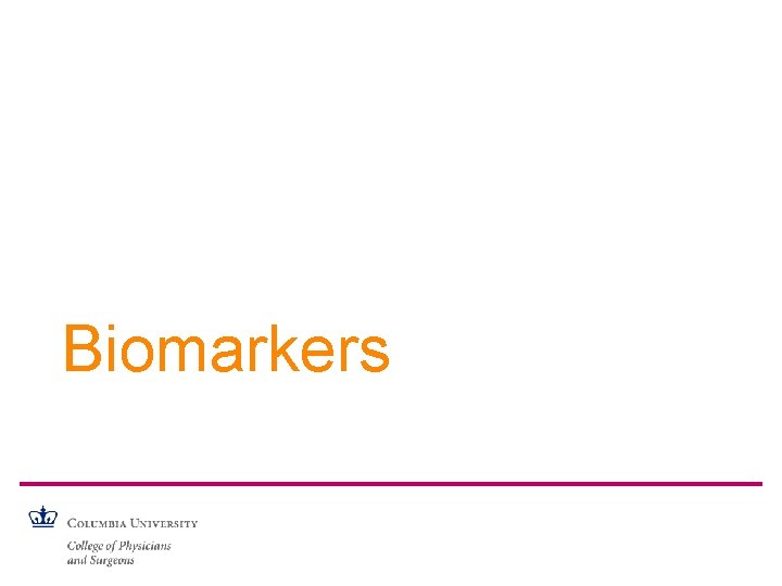 Biomarkers 