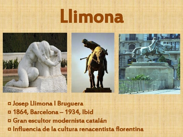 Llimona ¤ Josep Llimona I Bruguera ¤ 1864, Barcelona – 1934, Ibid ¤ Gran