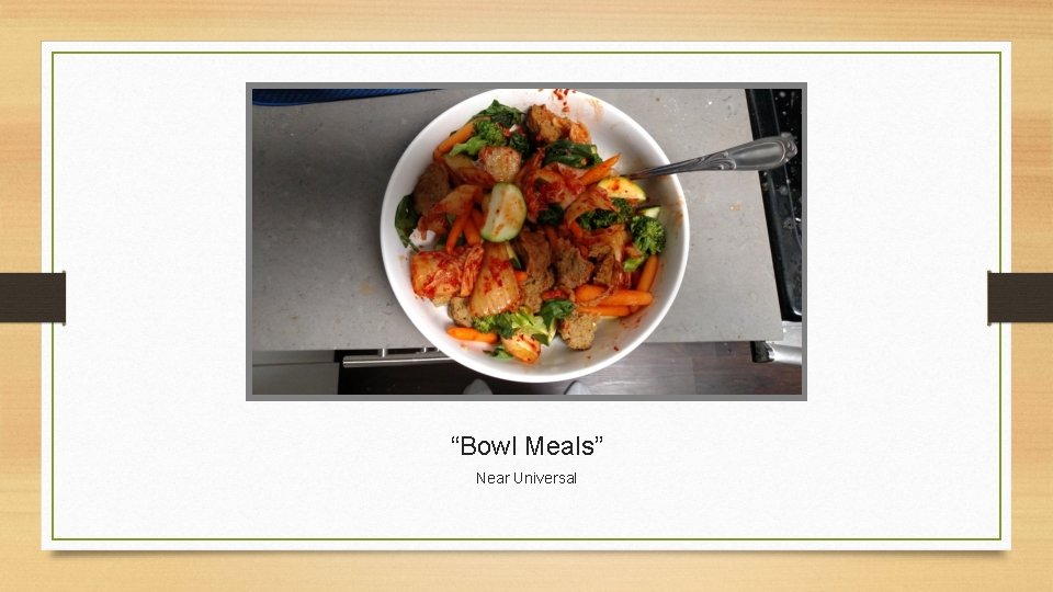 “Bowl Meals” Near Universal 