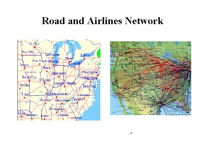 Road and Airlines Network - - 