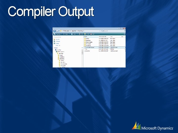 Compiler Output 