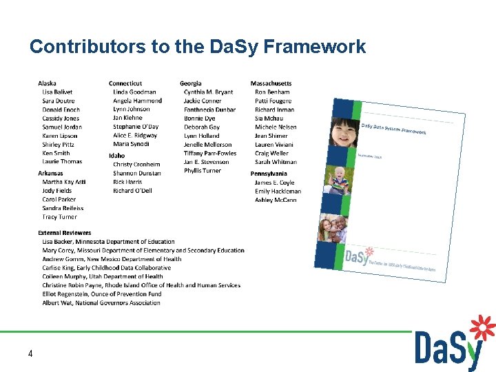 Contributors to the Da. Sy Framework 4 