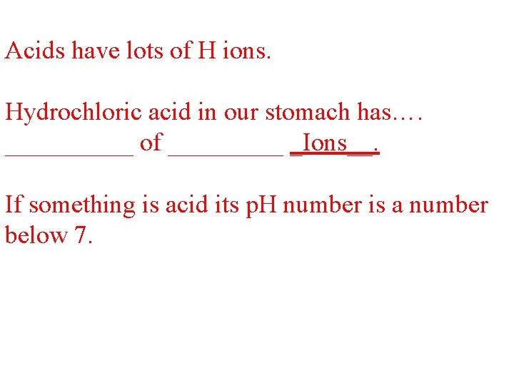 p. H refers to how many n a substanc p. H refers to how