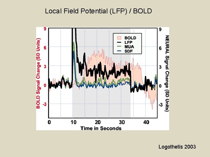 Local Field Potential (LFP) / BOLD Logothetis 2003 