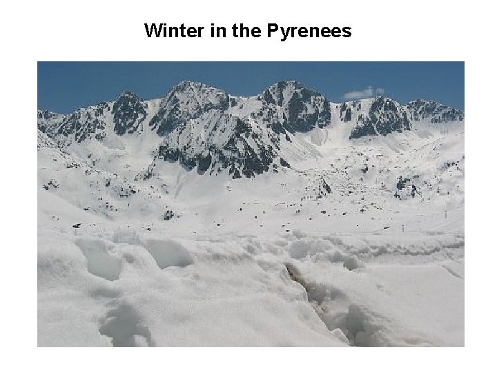 Winter in the Pyrenees 