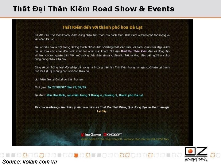 Company Credentials Background Information Oz Has The Passion