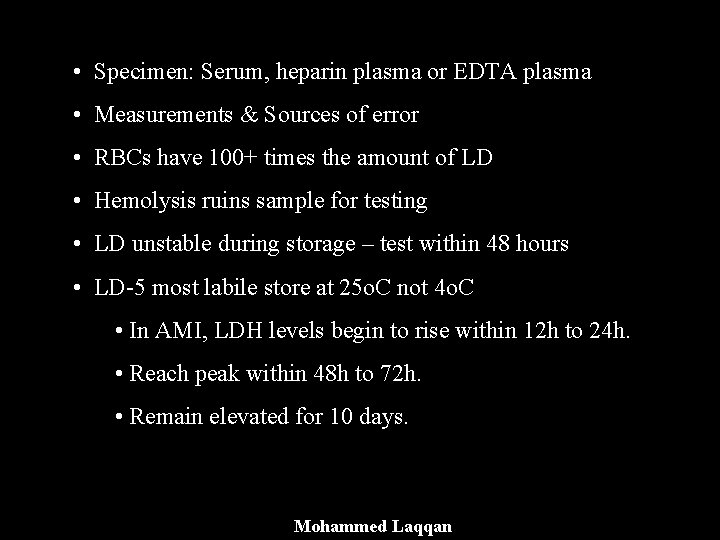  • Specimen: Serum, heparin plasma or EDTA plasma • Measurements & Sources of