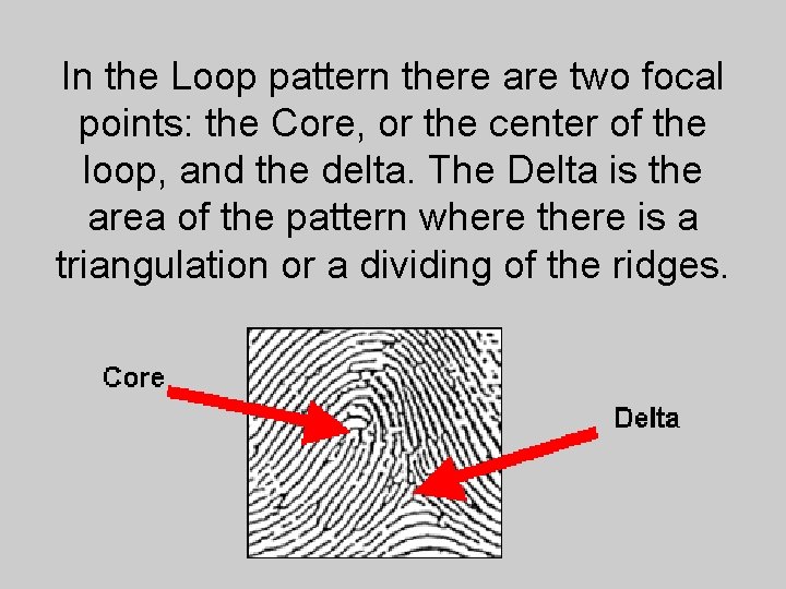 In the Loop pattern there are two focal points: the Core, or the center