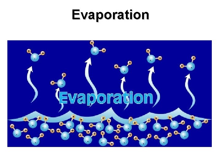 Evaporation Evaporation