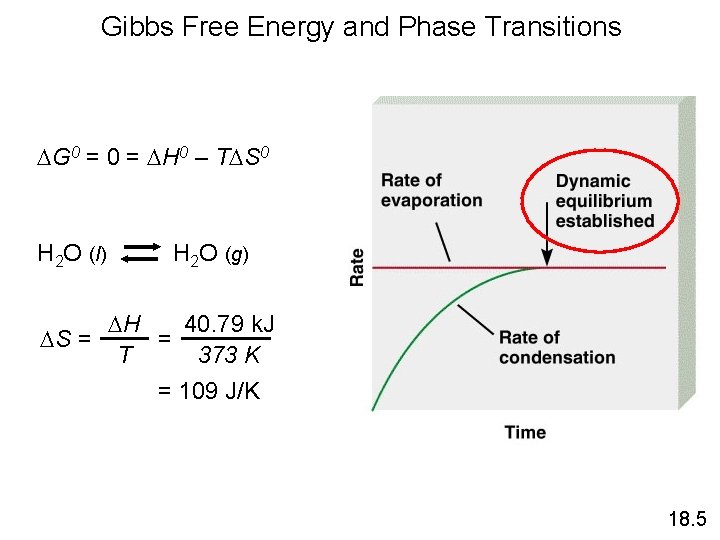 Gibbs Free Energy and Phase Transitions G 0 = H 0 – T S