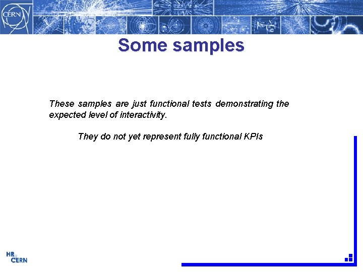 Some samples These samples are just functional tests demonstrating the expected level of interactivity.