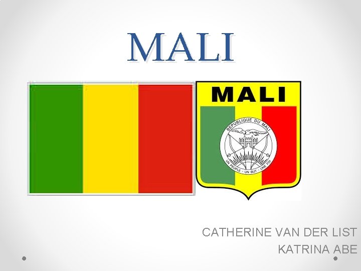 MALI CATHERINE VAN DER LIST KATRINA ABE 