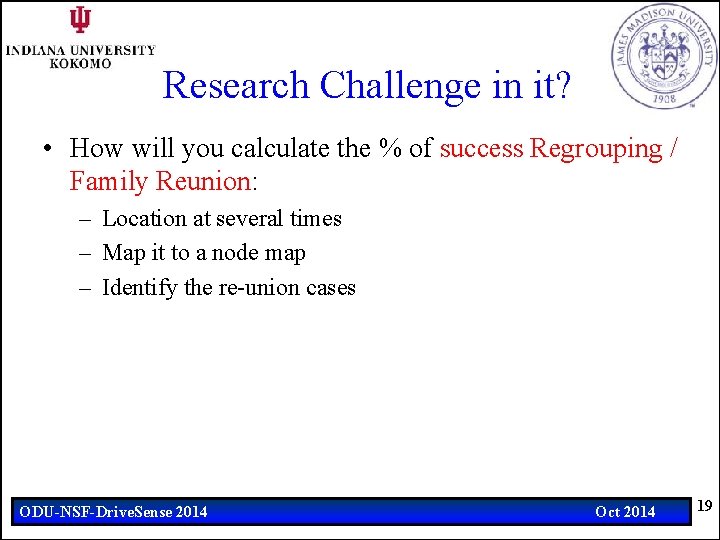 Research Challenge in it? • How will you calculate the % of success Regrouping