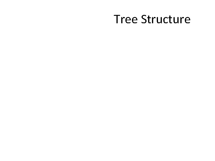 Tree Structure 