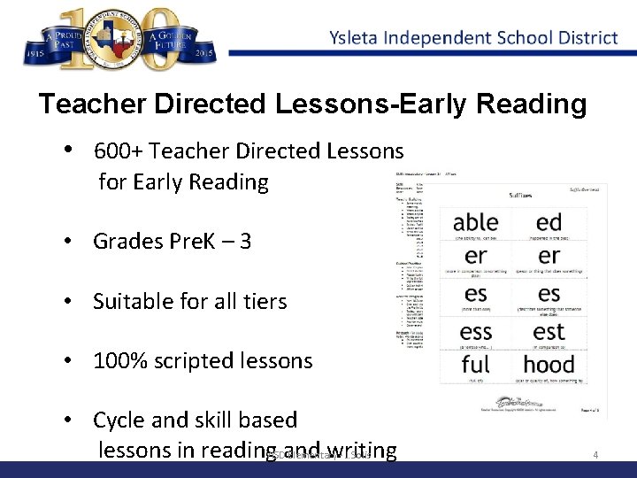 Teacher Directed Lessons-Early Reading • 600+ Teacher Directed Lessons for Early Reading • Grades