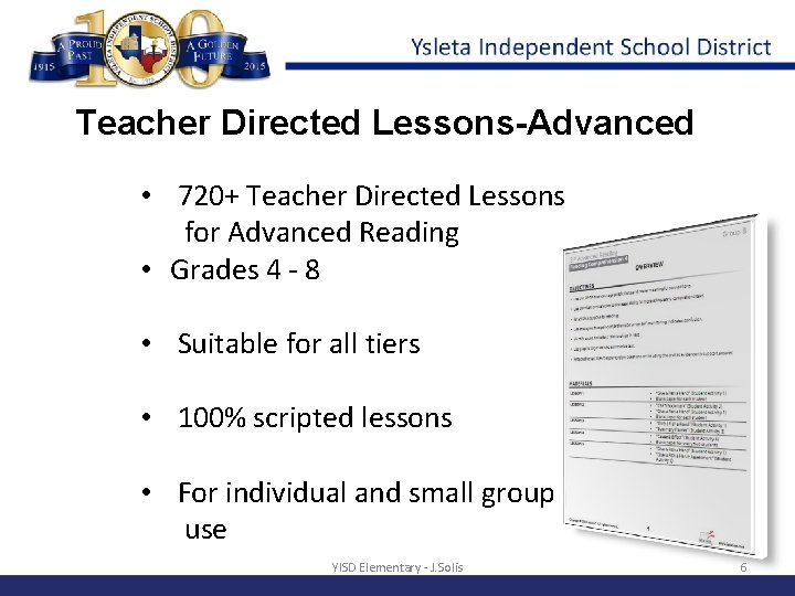 Teacher Directed Lessons-Advanced • 720+ Teacher Directed Lessons for Advanced Reading • Grades 4