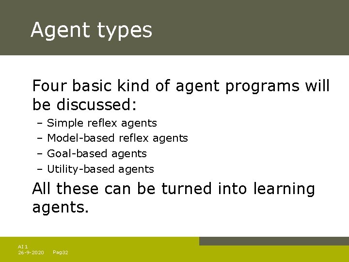 Introduction To Artificial Intelligence Agents Chapter 2 This