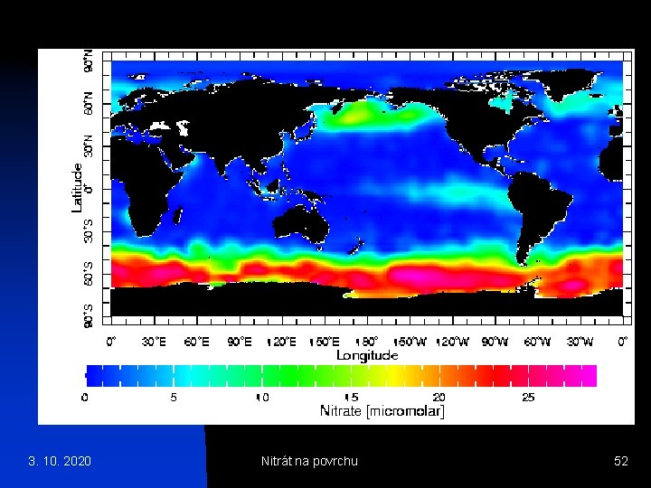 3. 10. 2020 Nitrát na povrchu 52 