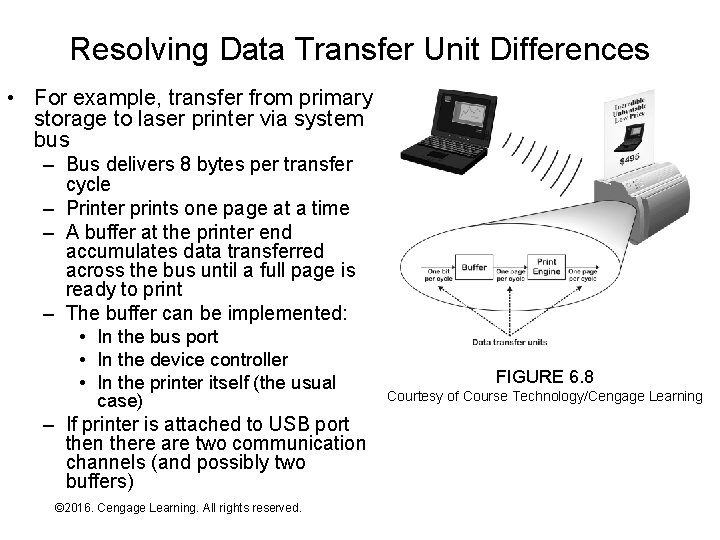 Resolving Data Transfer Unit Differences • For example, transfer from primary storage to laser