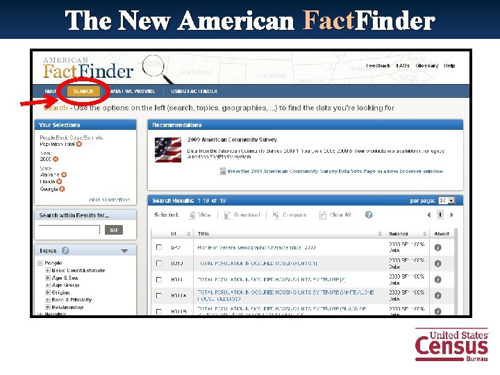 The New American Fact. Finder 