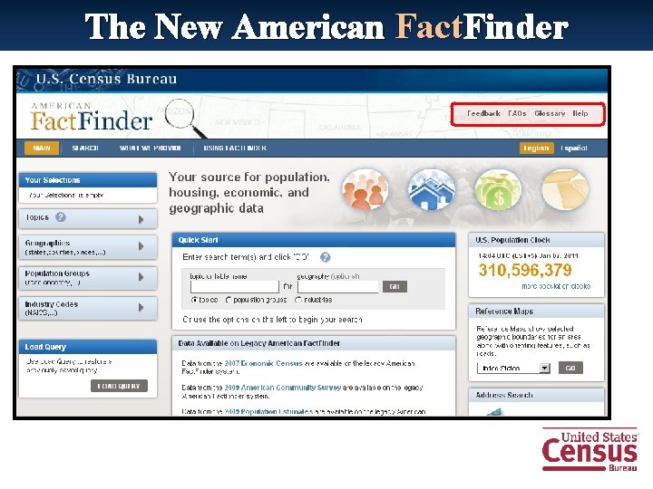 The New American Fact. Finder 