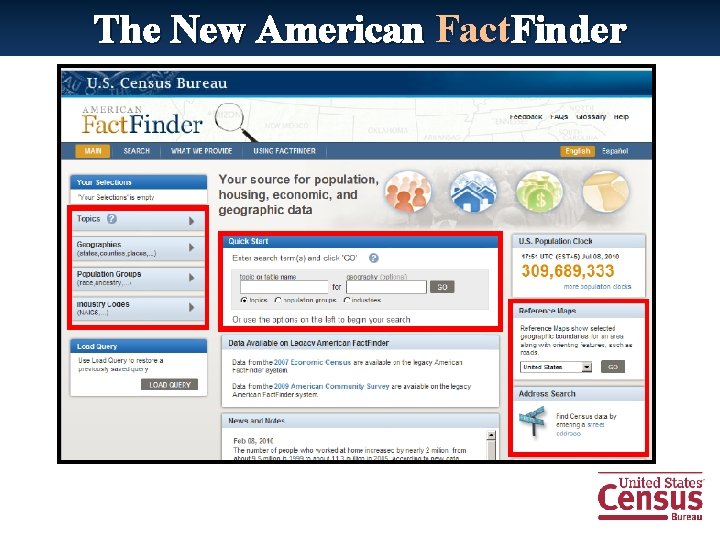 The New American Fact. Finder 