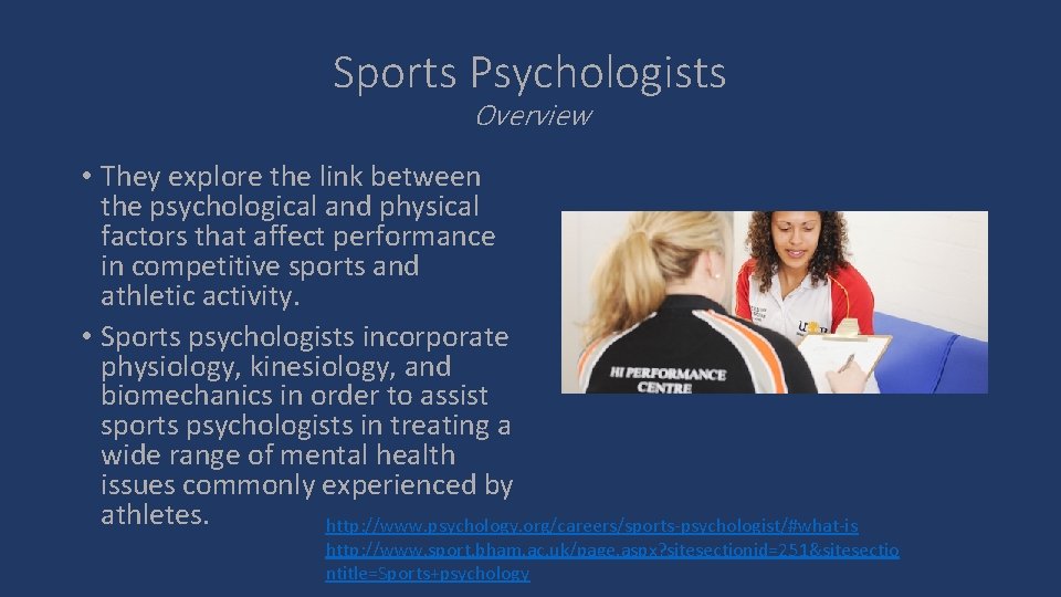 Project 1 Different Types of Psychologists Jessica Knupp