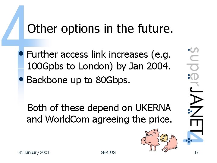 Other options in the future. • Further access link increases (e. g. 100 Gpbs
