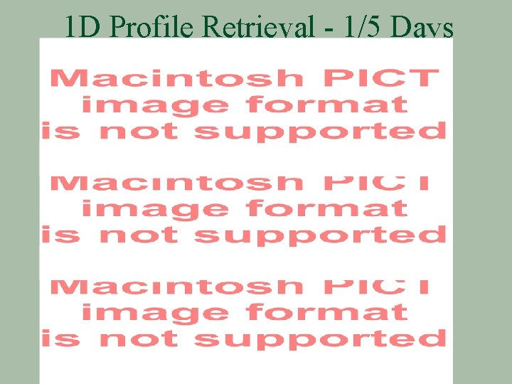 1 D Profile Retrieval - 1/5 Days 