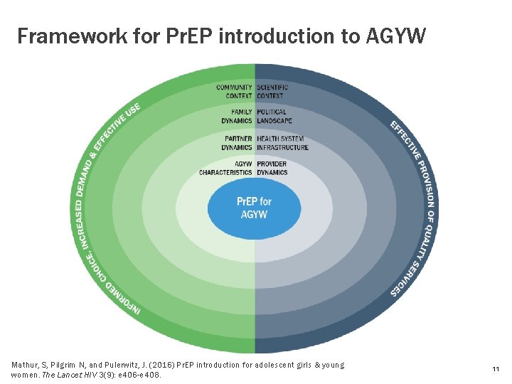 Framework for Pr. EP introduction to AGYW Mathur, S, Pilgrim N, and Pulerwitz, J.