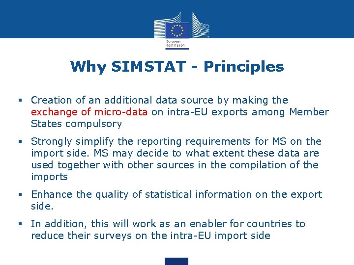 Why SIMSTAT - Principles § Creation of an additional data source by making the