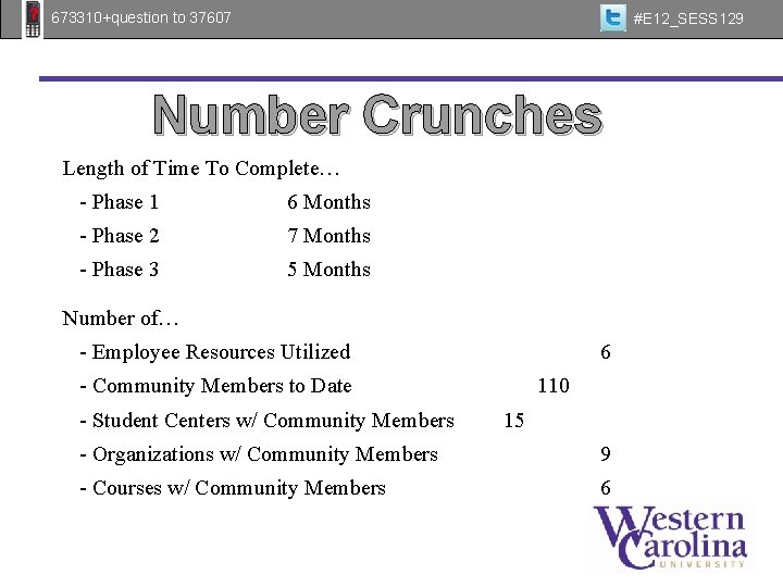  #E 12_SESS 129 673310+question to 37607 Number Crunches Length of Time To Complete…