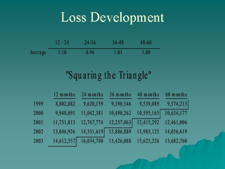 Loss Development 