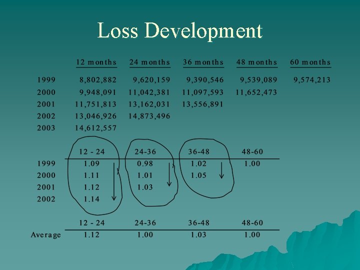 Loss Development 