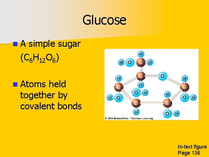 Glucose n. A simple sugar (C 6 H 12 O 6) n Atoms held