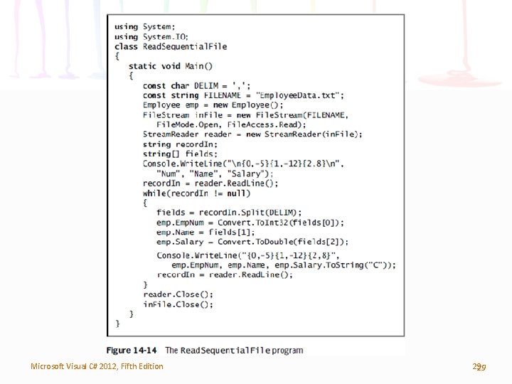 Microsoft Visual C# 2012, Fifth Edition 29 29 
